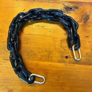 🖤 Clare V black resin shortie strap